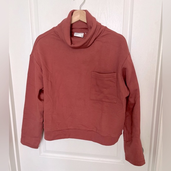 Frank and Oak Fleece Mockneck Sweater - Picture 2 of 6